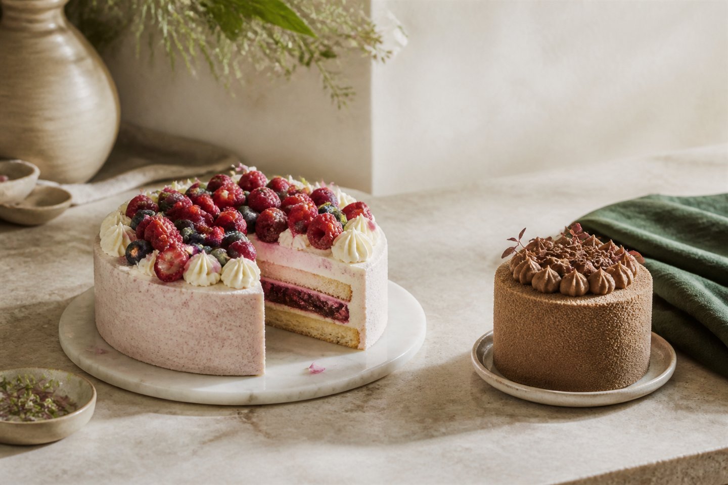 Individual Cakes & Tartes